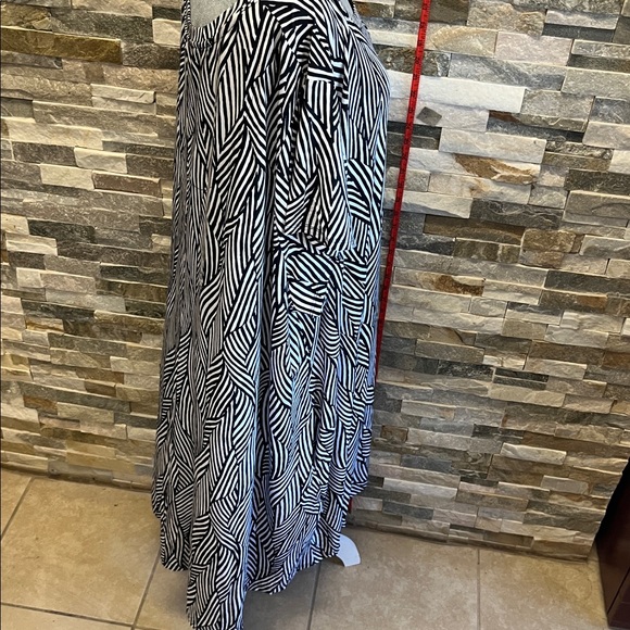 Terra & Sky Zebra Print Top in Black and White - Picture 5 of 9